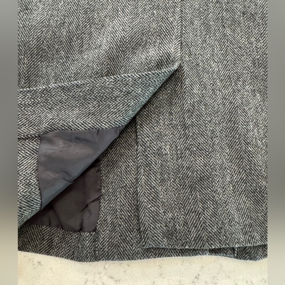 Grey Lab Jacket Size M Grey Herringbone MUCH MORE LOVE PLS! Blazer Coat NWT - Picture 11 of 12